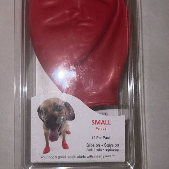 Brand New in package PawZ Rubber Dog Boots size Small paws 2” to 2.5” - Picture 4 of 7